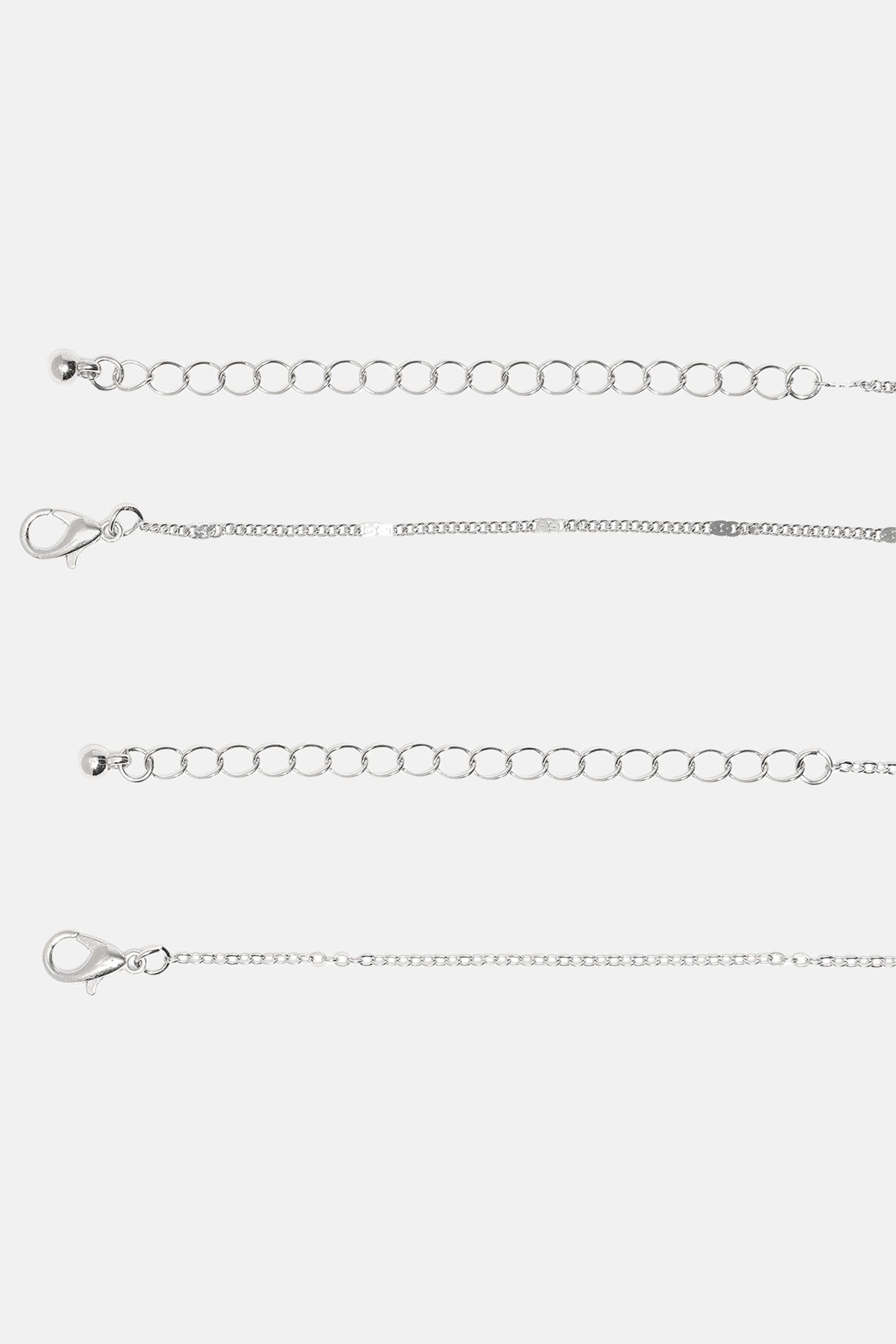 Infinity Layered Necklace - Silver sold by Fashion Nova product image thumbnail 4