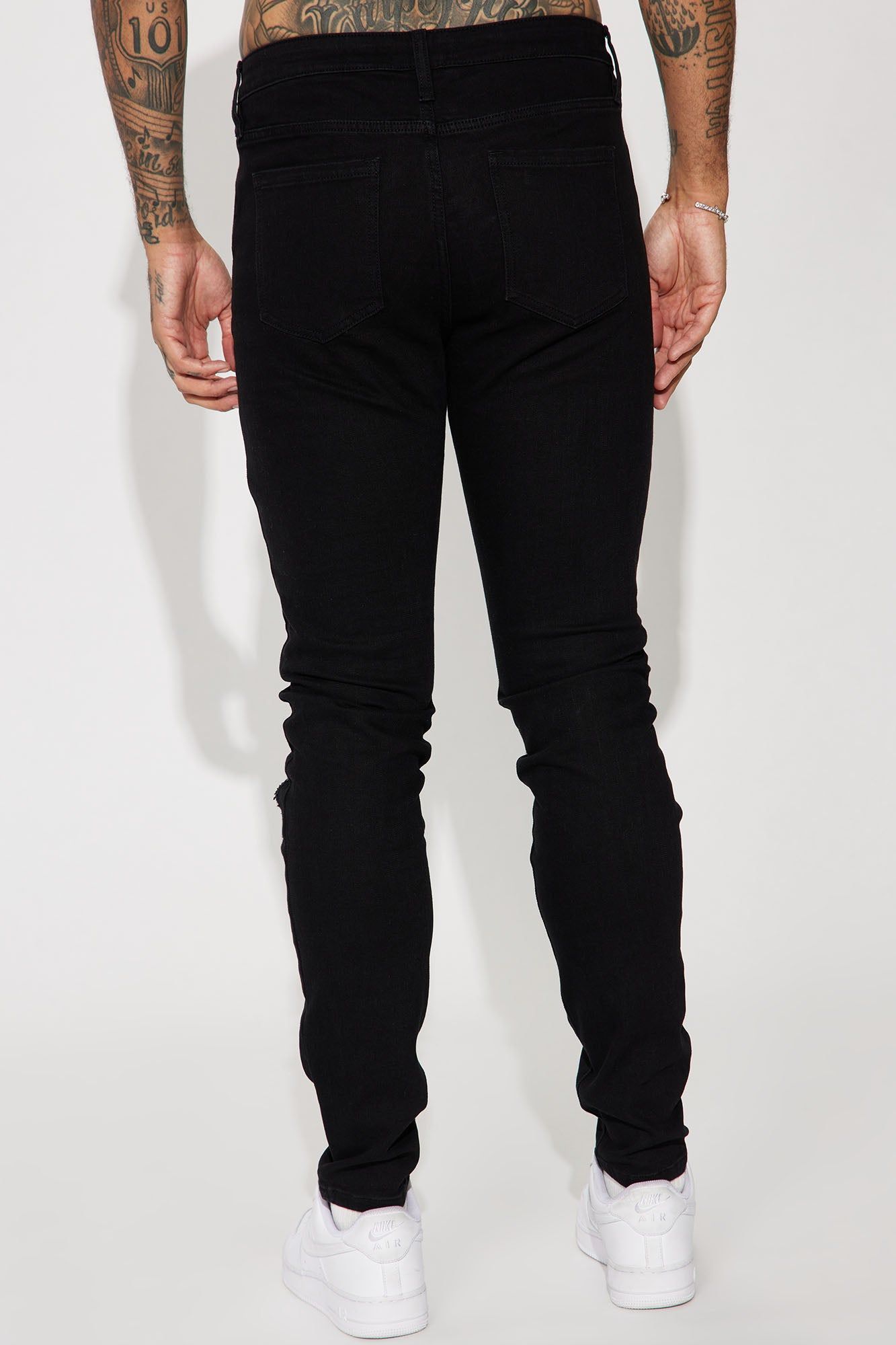 Fuel The Fire Stacked Skinny Jeans - Black sold by Fashion Nova product image thumbnail 6