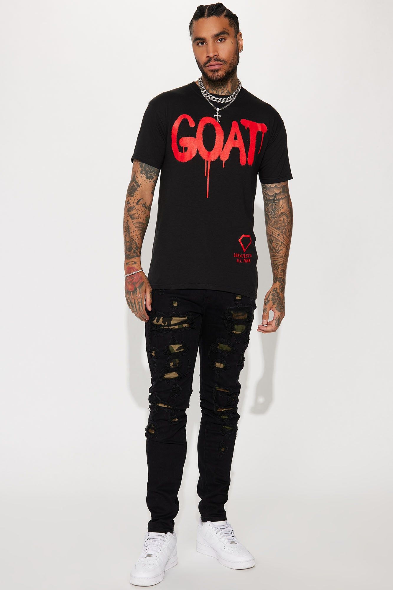 Fuel The Fire Stacked Skinny Jeans - Black sold by Fashion Nova product image thumbnail 3