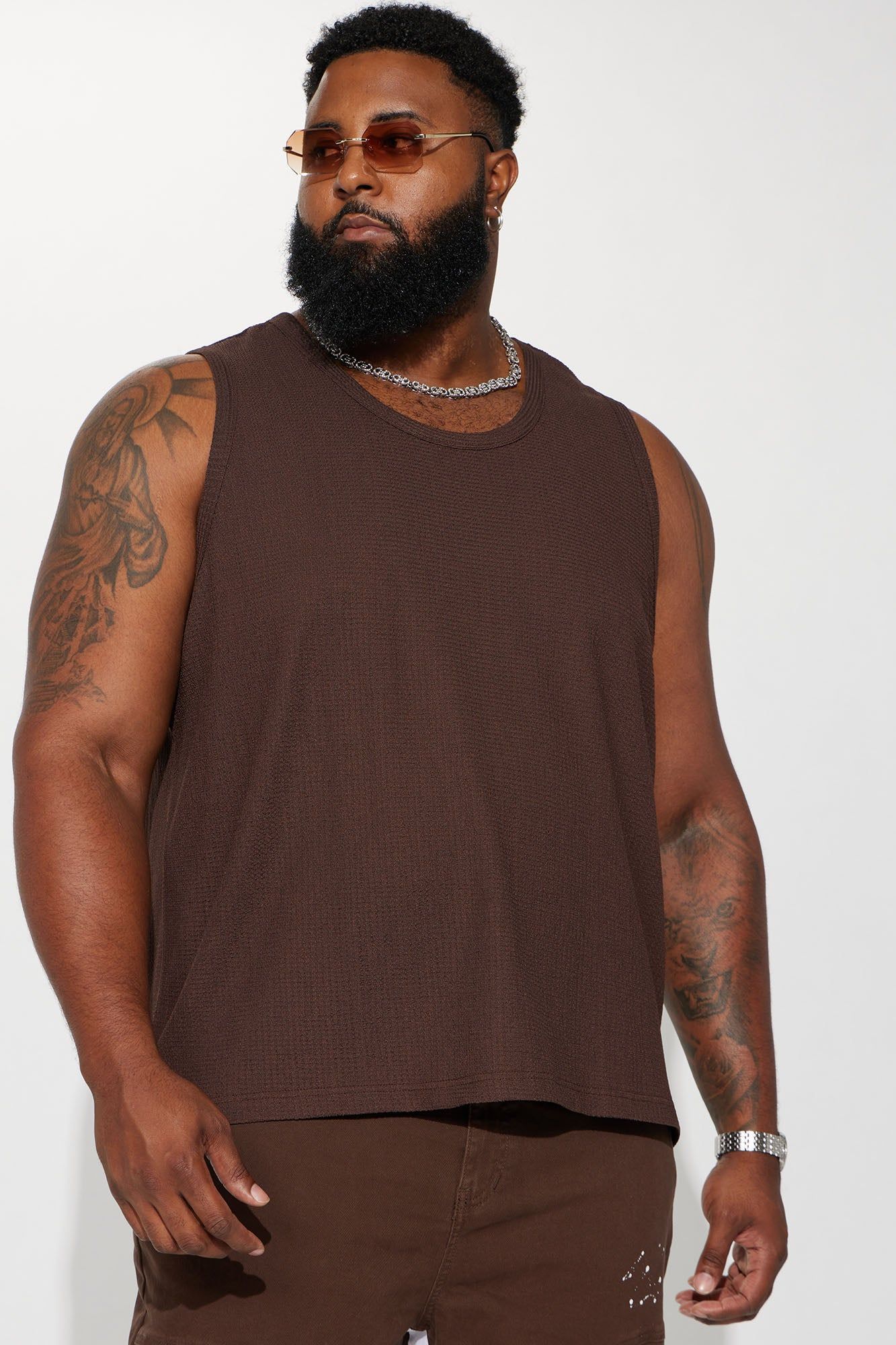 The Forest Drive Tank - Dark Brown sold by Fashion Nova product image thumbnail 2