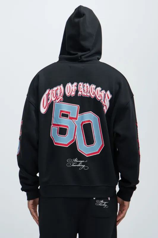 City Of Angels Hoodie - Black sold by Fashion Nova