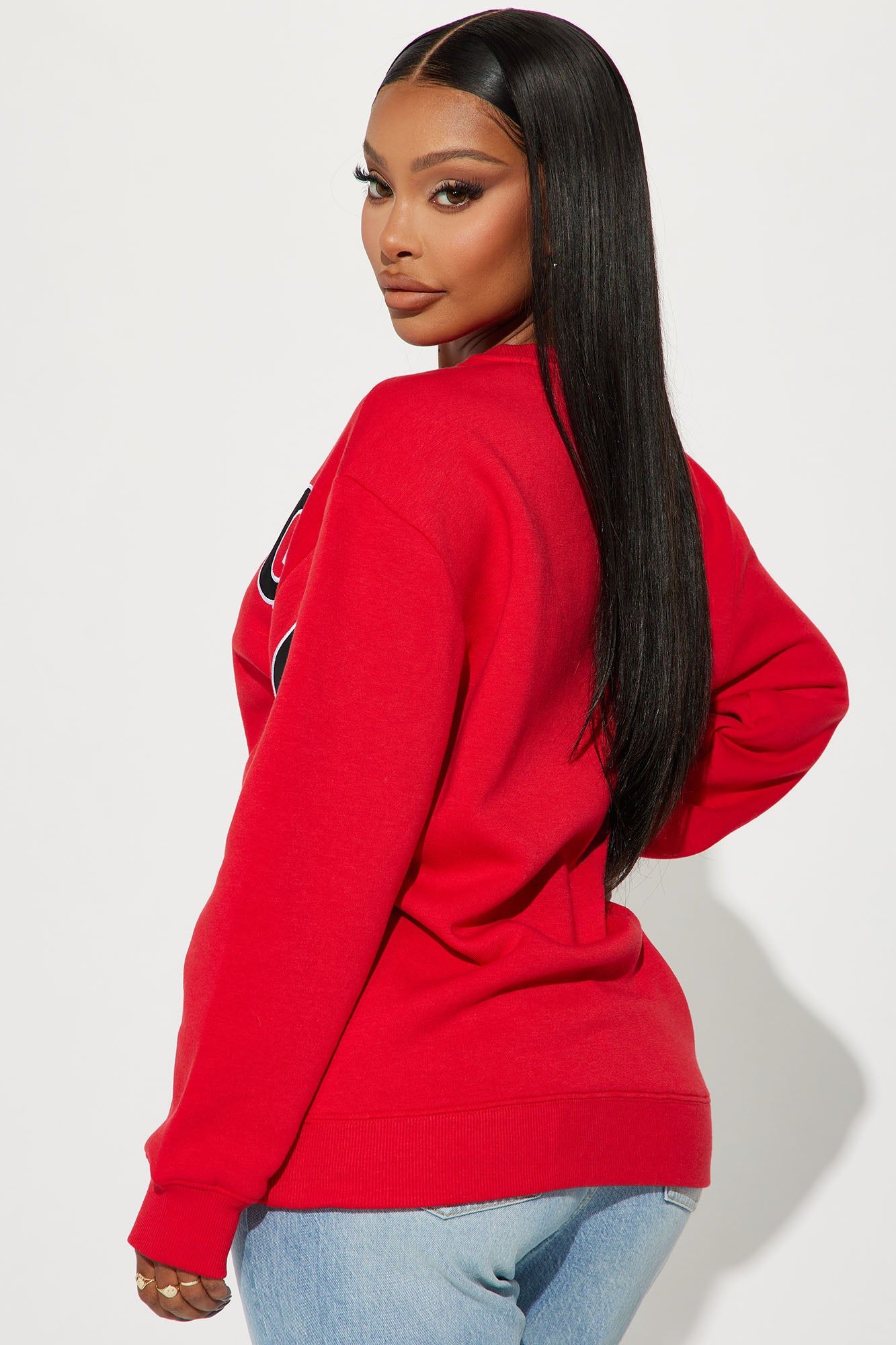 Chicago Bulls Sweatshirt - Red sold by Fashion Nova product image thumbnail 4