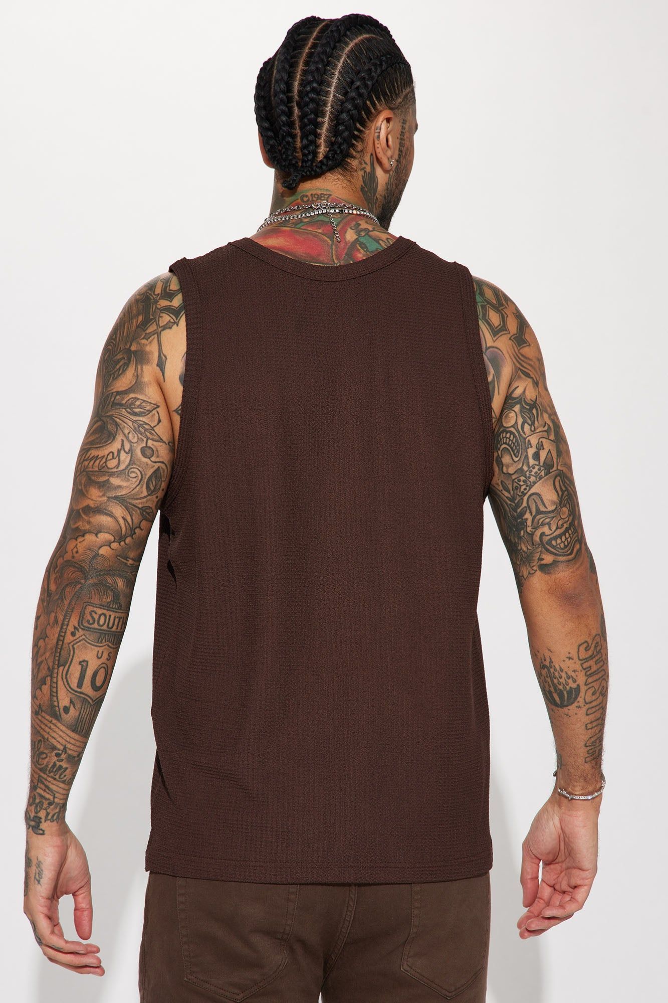 The Forest Drive Tank - Dark Brown sold by Fashion Nova product image thumbnail 5