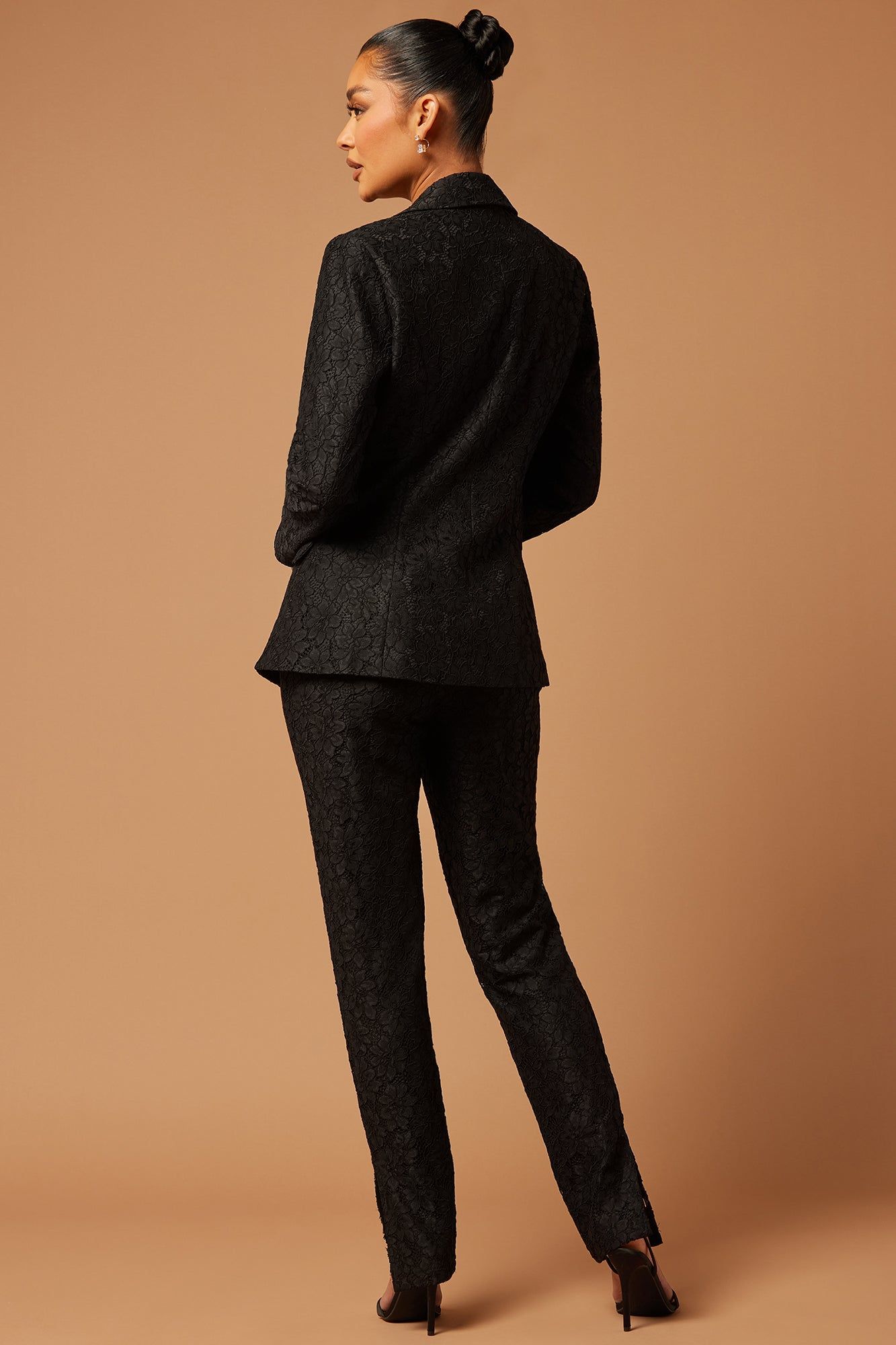 Melanie Lace Pant Set - Black sold by Fashion Nova product image thumbnail 4