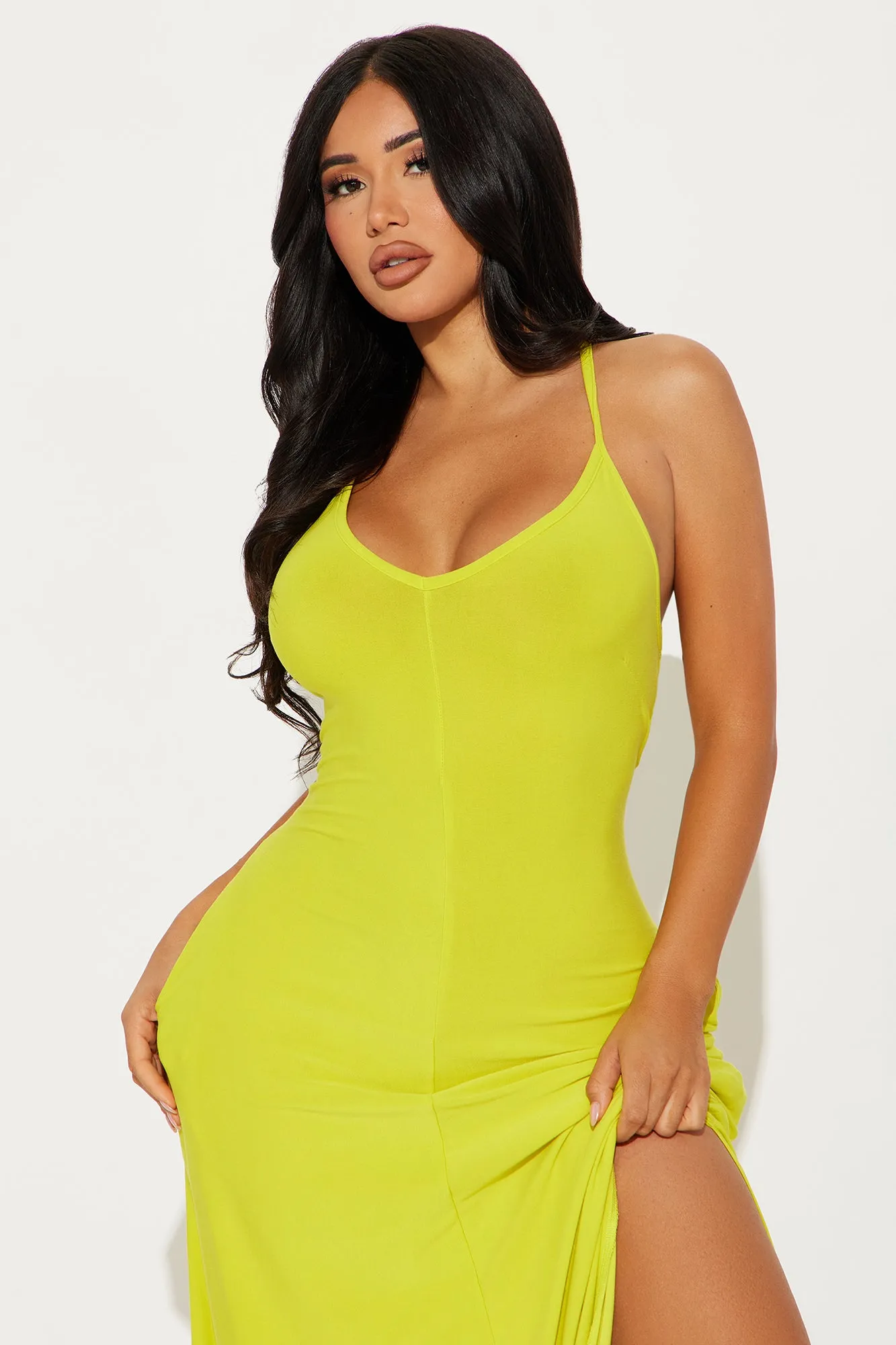Let Be Real Maxi Dress - Yellow sold by Fashion Nova product image thumbnail 2