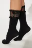 Take Me On A Date Socks - Black sold by Fashion Nova