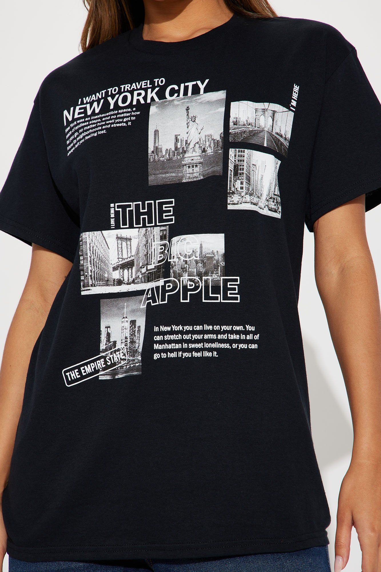 The Big Apple Graphic Tee - Black sold by Fashion Nova product image thumbnail 3