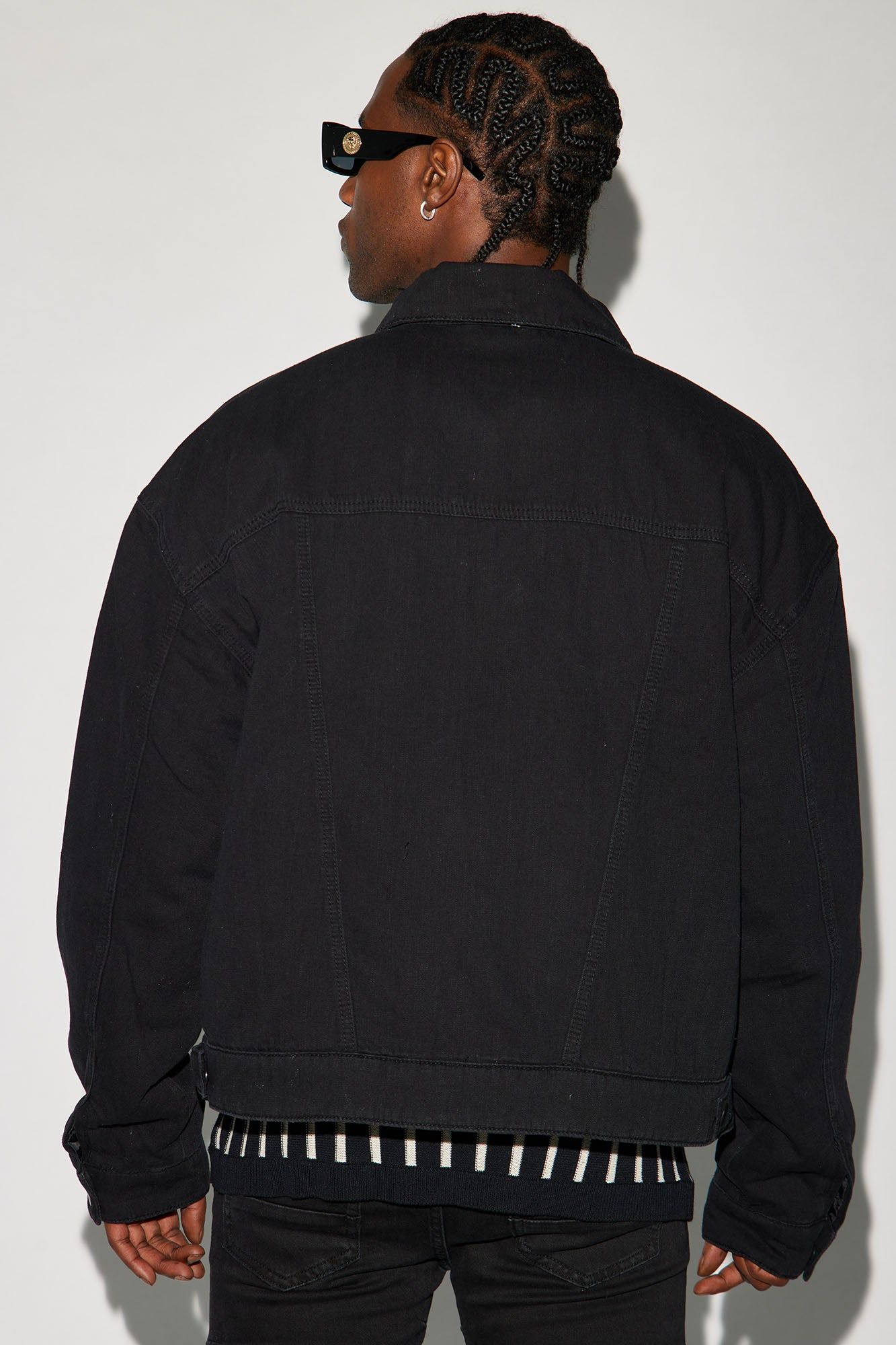 Proud Of Me Padded Denim Jacket - Black Wash sold by Fashion Nova product image thumbnail 3