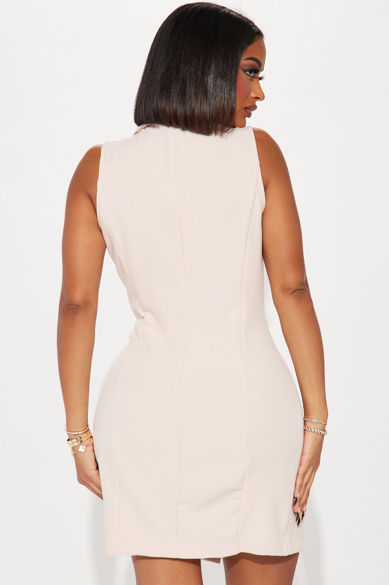 Break Free Blazer Mini Dress - Blush sold by Fashion Nova product image thumbnail 3