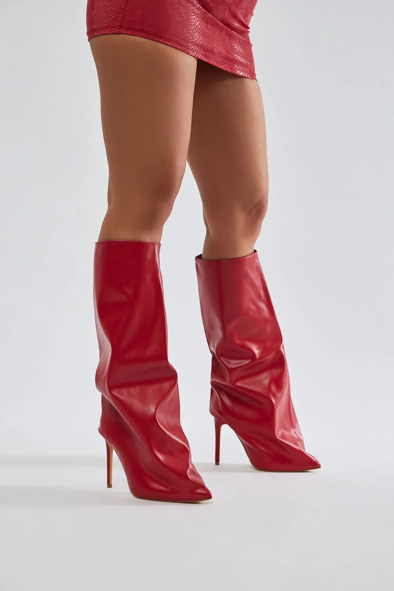 Jeni Knee High Boots - Red sold by Fashion Nova product image thumbnail 2