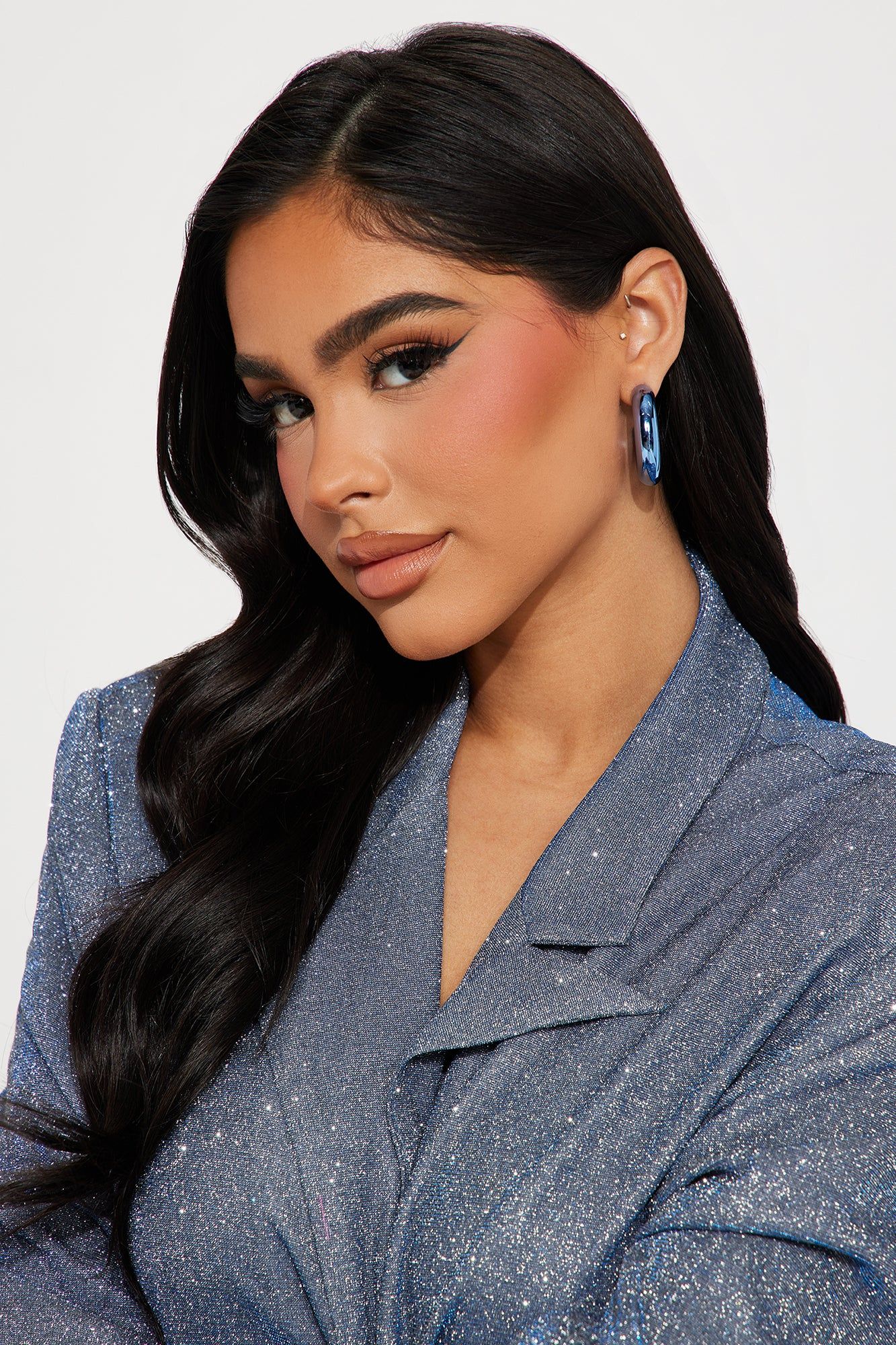 Midnight Hours Earrings - Blue sold by Fashion Nova product image thumbnail 2