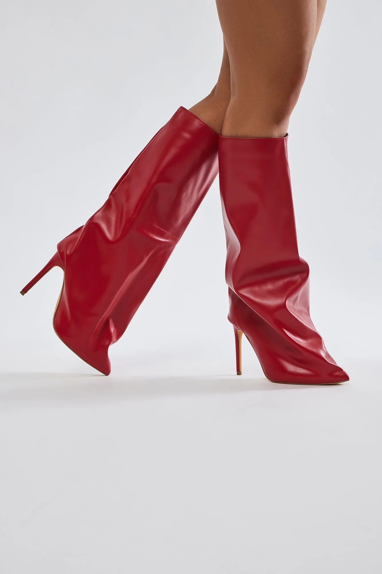 Jeni Knee High Boots - Red sold by Fashion Nova product image thumbnail 4