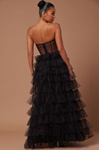 Lidia Tulle Gown - Black sold by Fashion Nova
