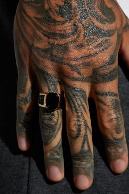 Square Out Ring - Gold sold by Fashion Nova