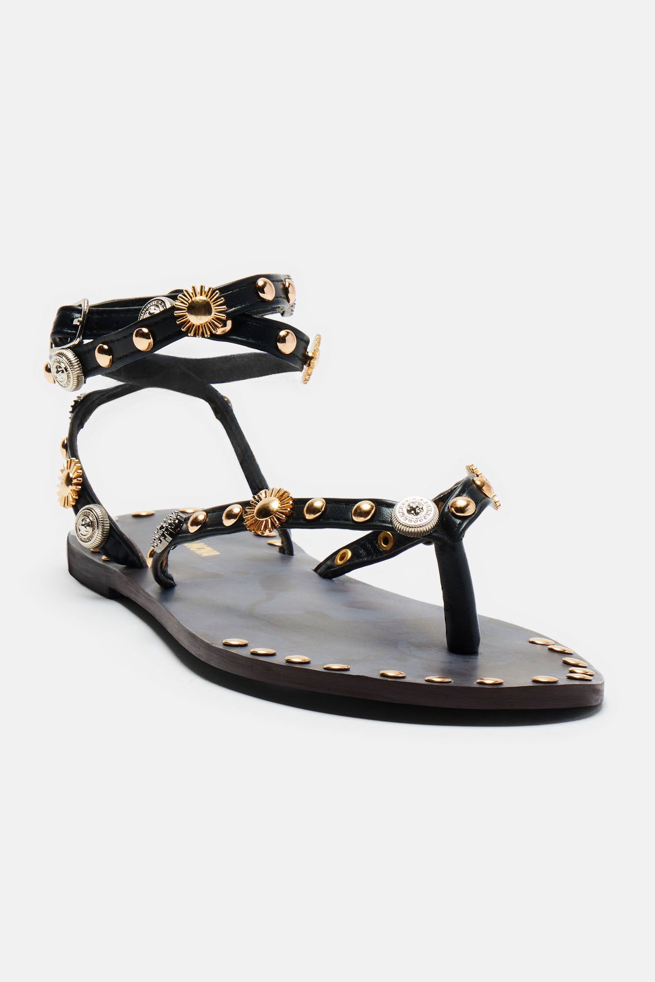 Living In It Flat Sandals - Black sold by Fashion Nova product image thumbnail 2