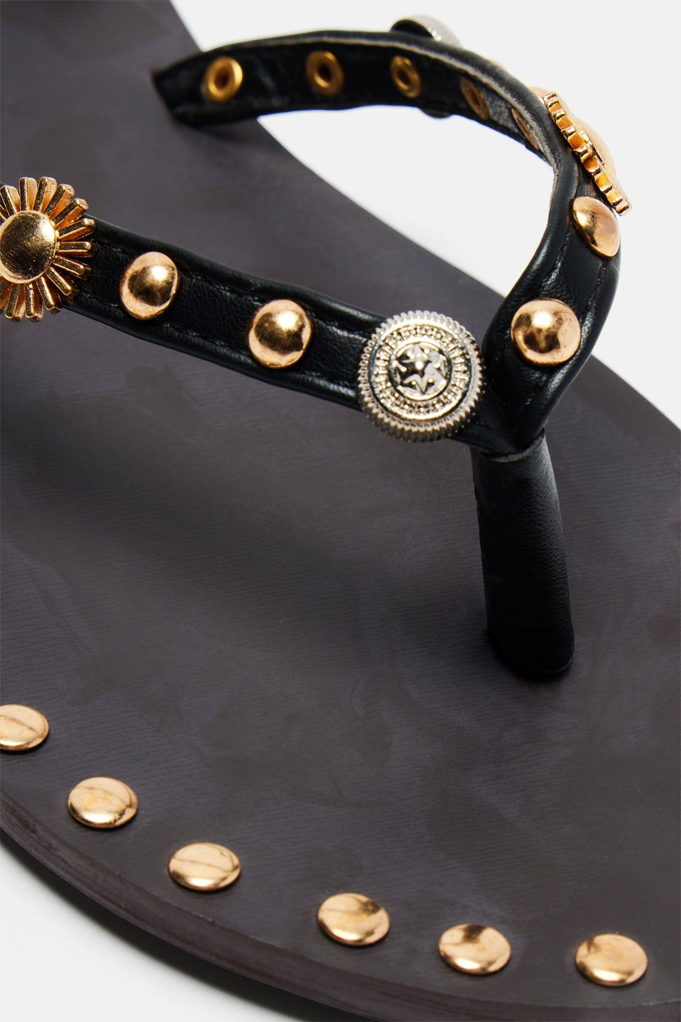 Living In It Flat Sandals - Black sold by Fashion Nova product image thumbnail 5