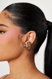 Love Me Before I Go Earrings - Gold sold by Fashion Nova