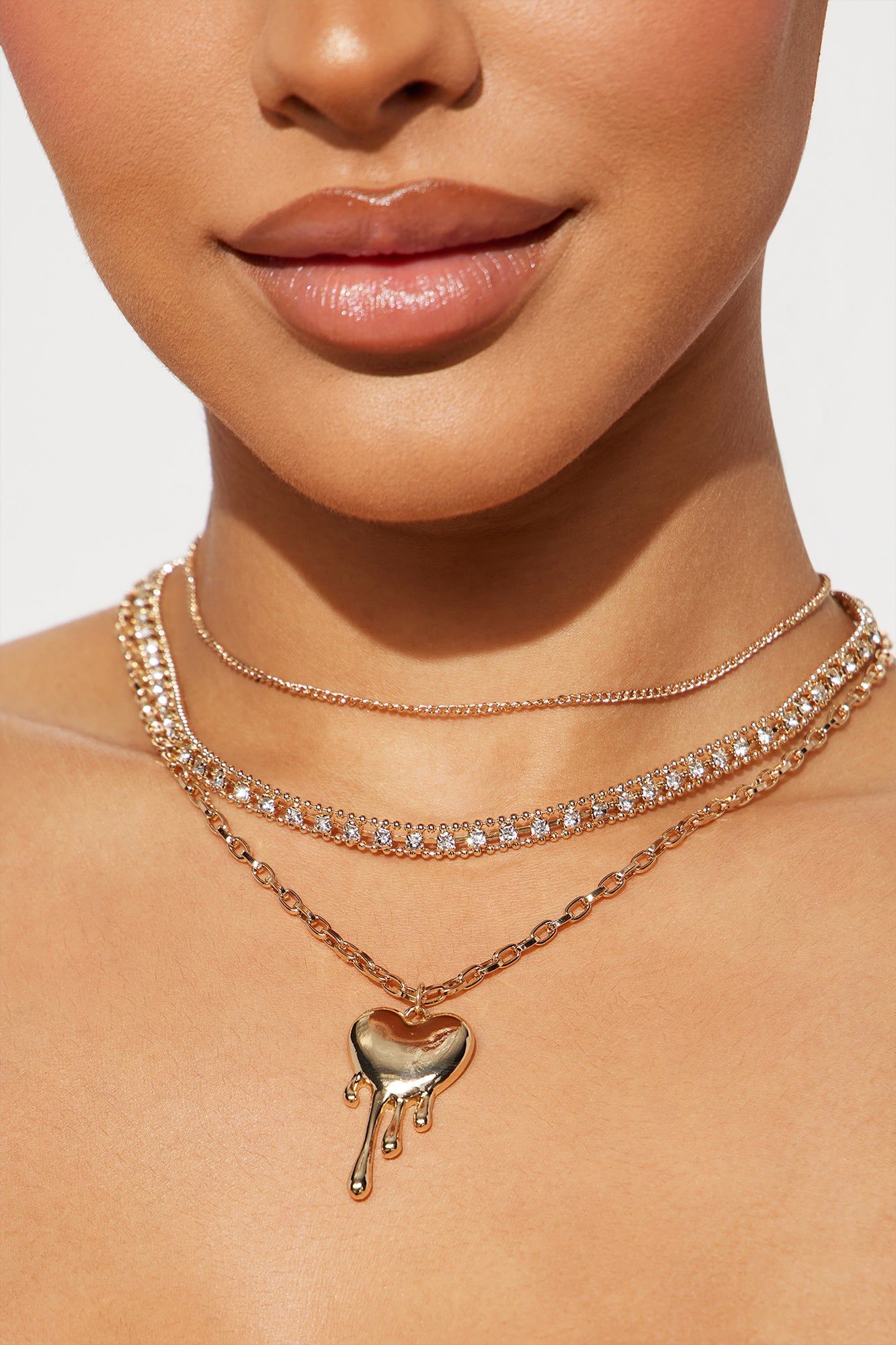 Losing My Love Necklace - Gold sold by Fashion Nova