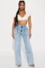 Love You Differently Stretch Straight Leg Jeans - Light Wash sold by Fashion Nova