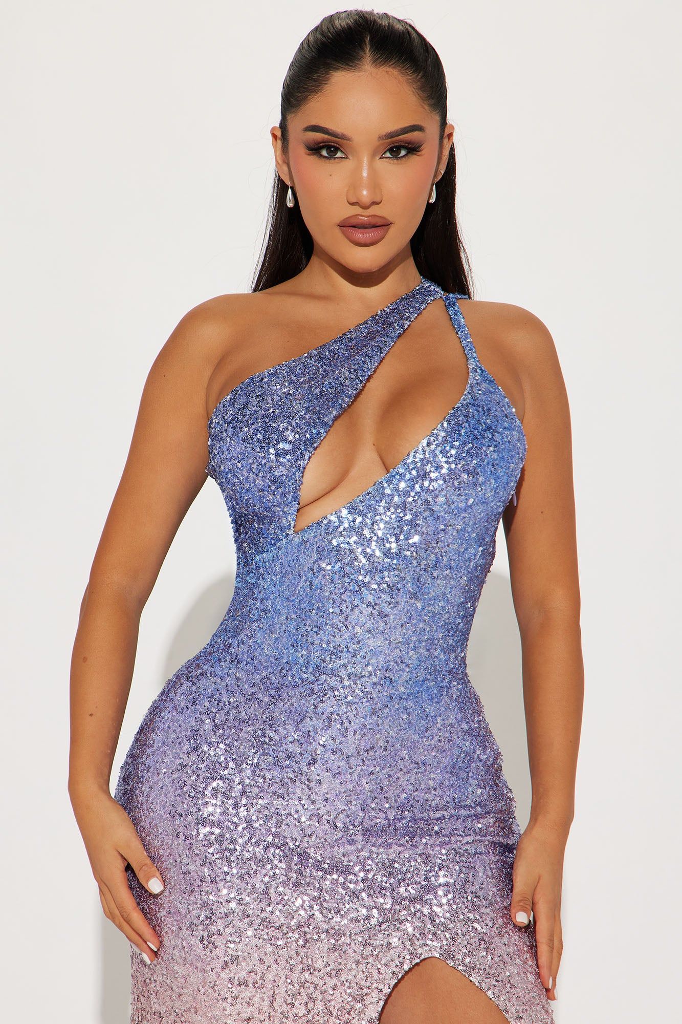 Dinner In Cannes Sequin Gown - Multi Color sold by Fashion Nova product image thumbnail 2