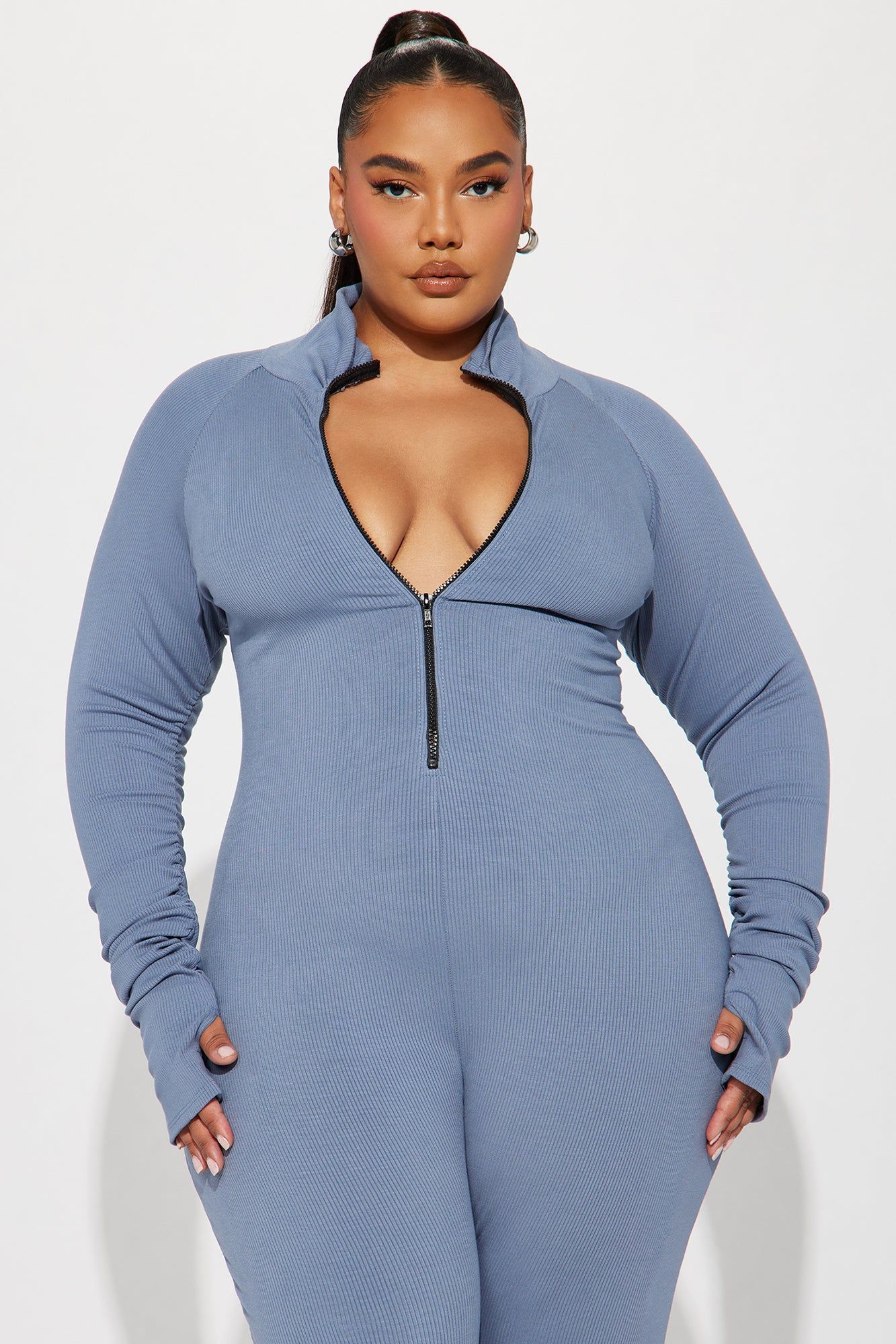 Justine Snatched Jumpsuit - Charcoal sold by Fashion Nova product image thumbnail 2
