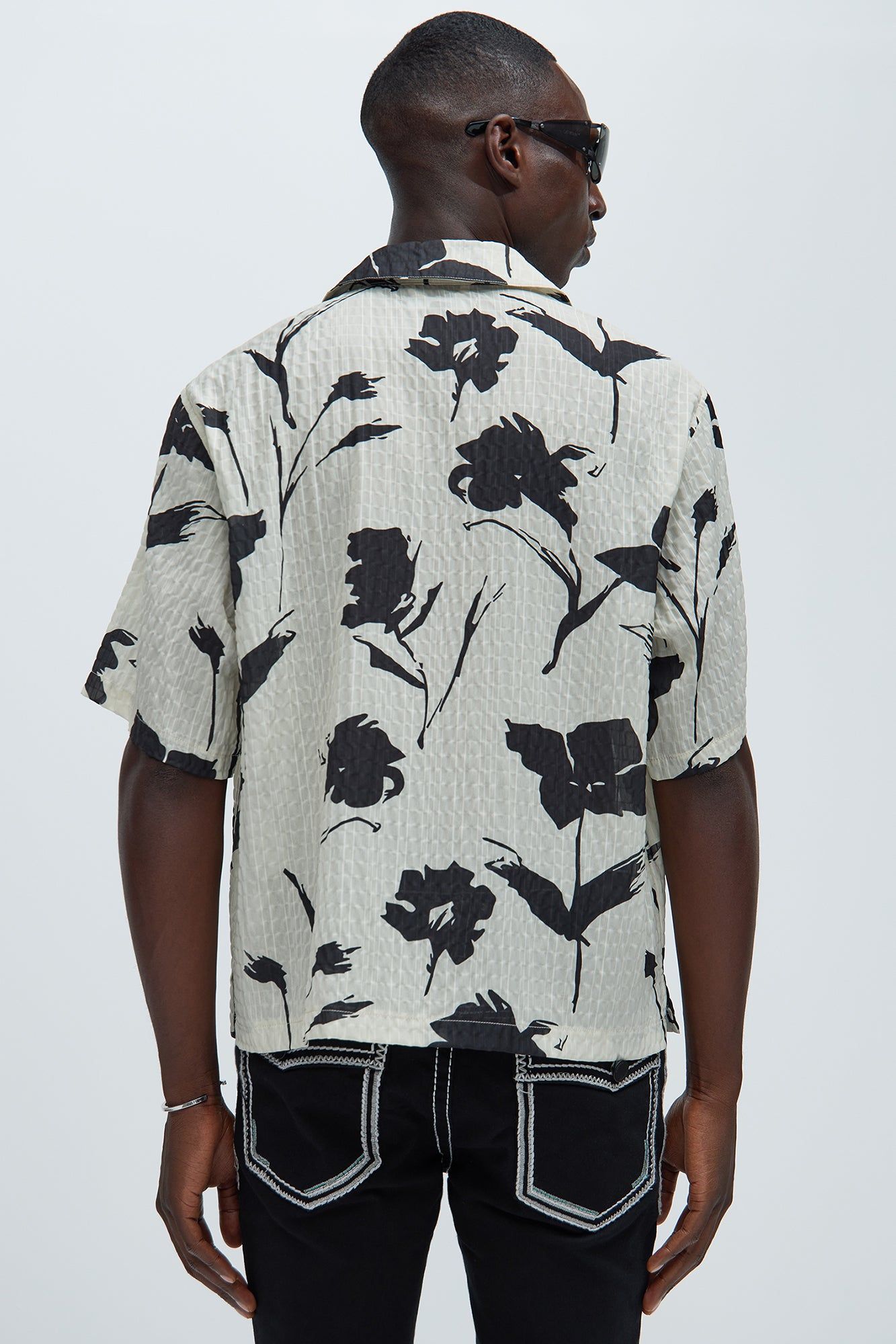 Oakdale Textured Shirt - Tan/Multi sold by Fashion Nova product image thumbnail 4