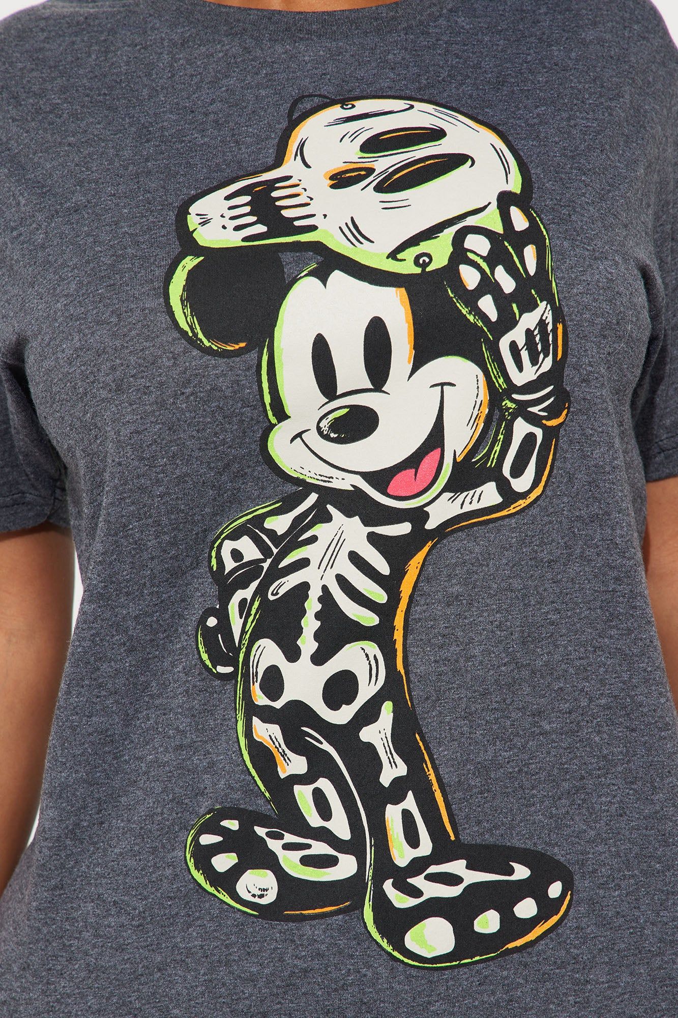 Spooky Mickey Graphic Tshirt - Charcoal sold by Fashion Nova product image thumbnail 3