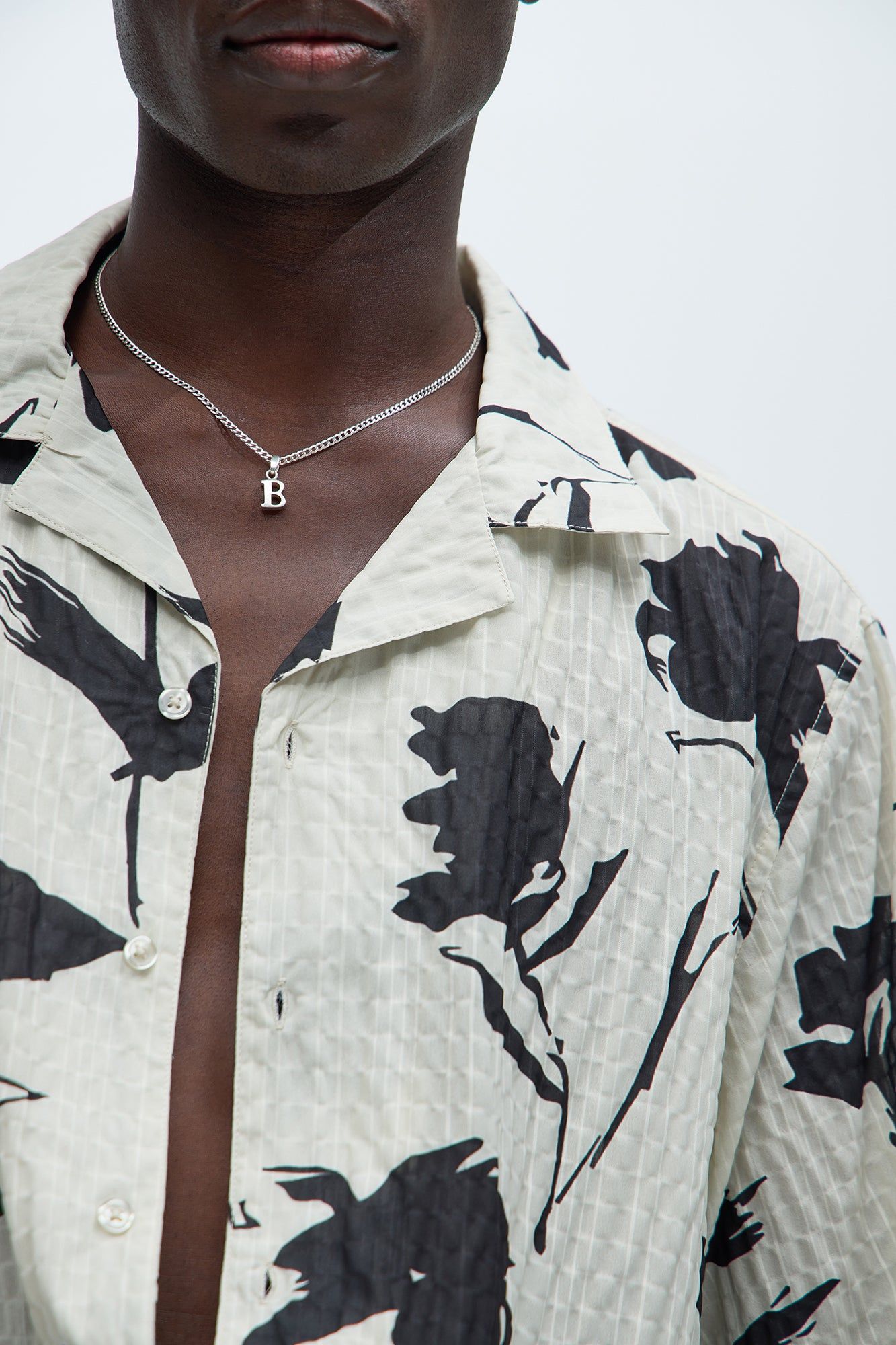 Oakdale Textured Shirt - Tan/Multi sold by Fashion Nova product image thumbnail 3