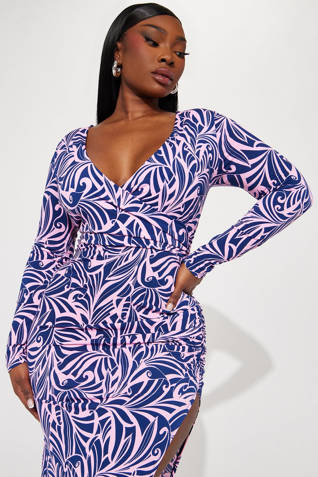 Frances Maxi Dress - Pink/combo sold by Fashion Nova product image thumbnail 5
