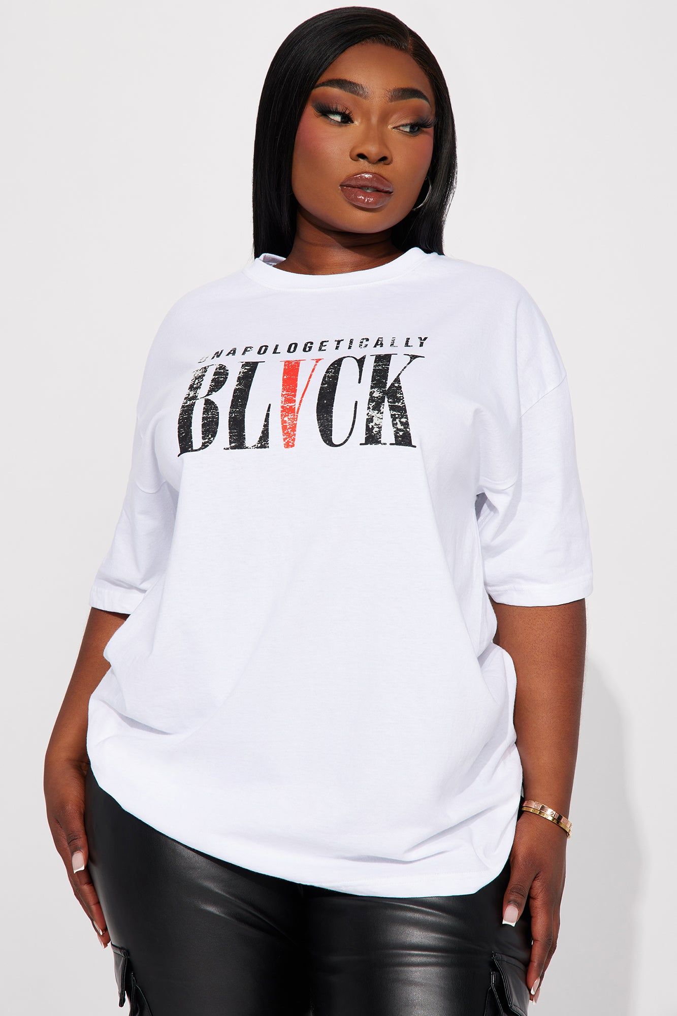 Unapologetic Graphic Tee - White sold by Fashion Nova product image thumbnail 4