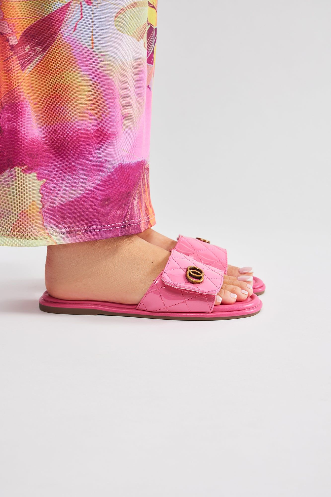 Tyra Flat Sandals - Pink sold by Fashion Nova product image thumbnail 5