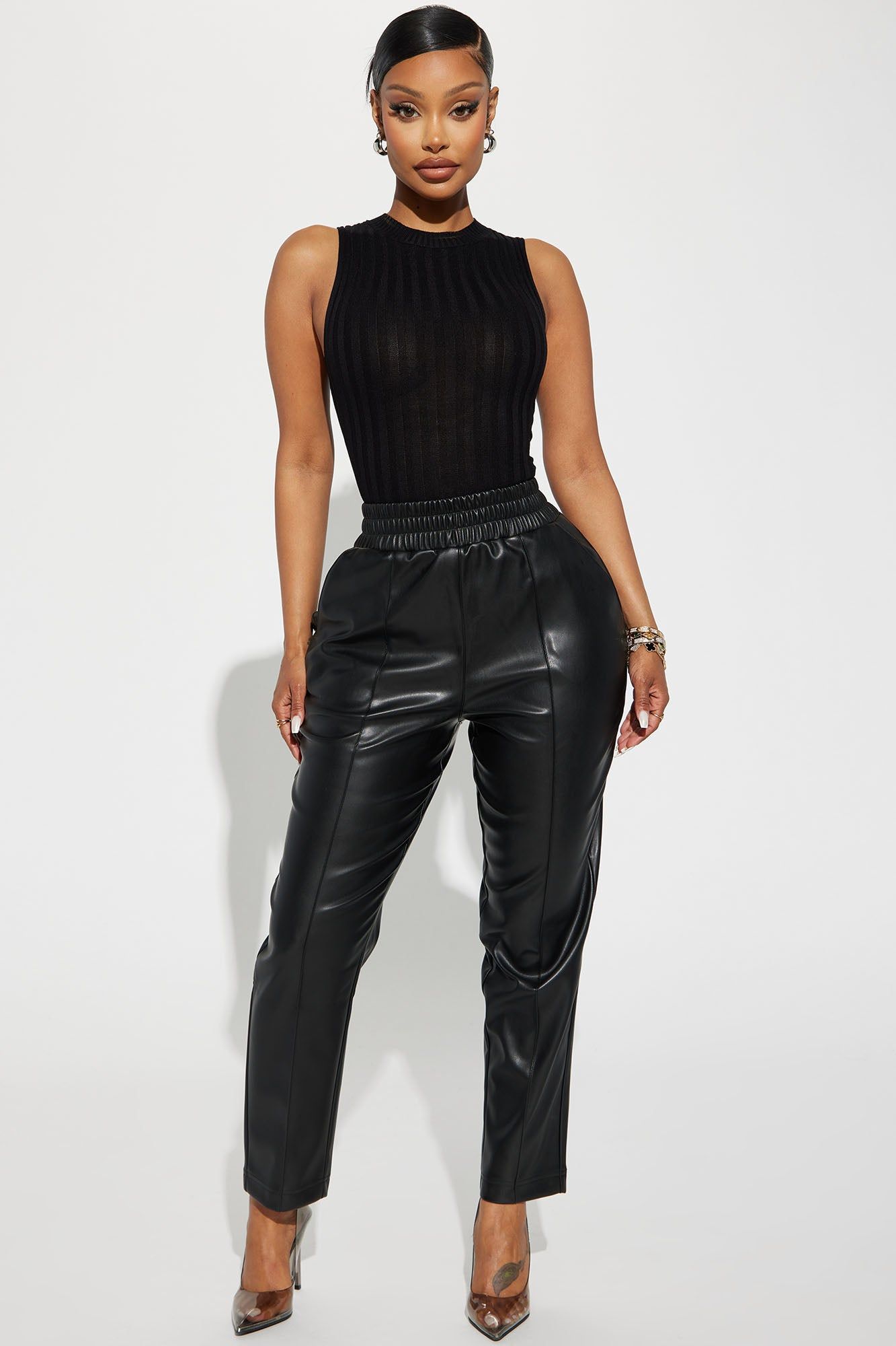 Only If Your Serious Sweater Top - Black sold by Fashion Nova product image thumbnail 2