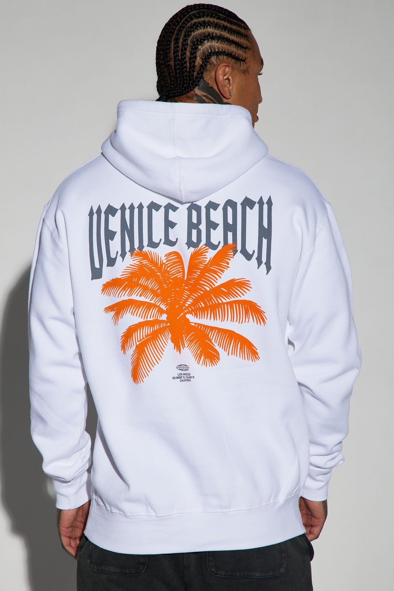 Venice Beach Palm Hoodie - White sold by Fashion Nova product image thumbnail 4