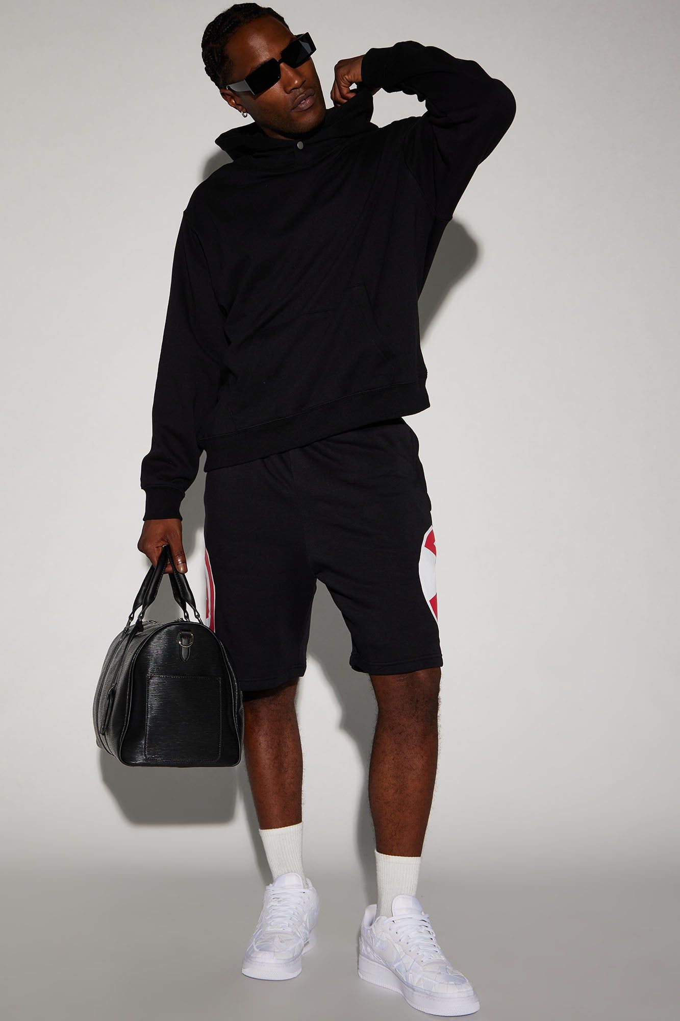 Tyson Hoodie With Snap Button - Black sold by Fashion Nova product image thumbnail 2