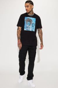 Boondocks Menace's Short Sleeve Tee - Black sold by Fashion Nova