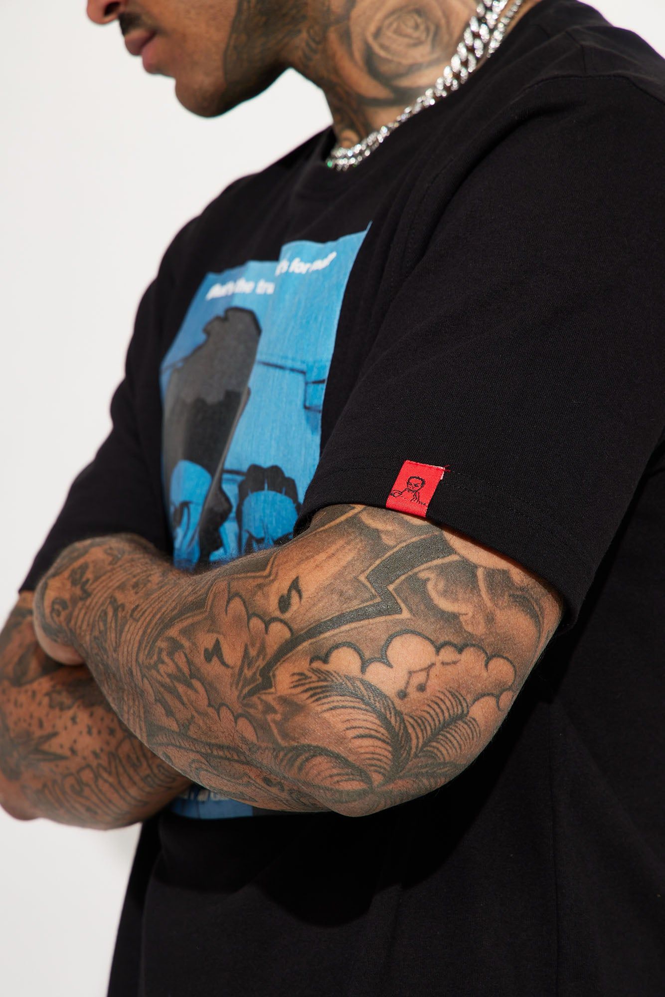 Boondocks Menace's Short Sleeve Tee - Black sold by Fashion Nova product image thumbnail 5