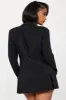 Always Watching Oversized Blazer - Black/White sold by Fashion Nova