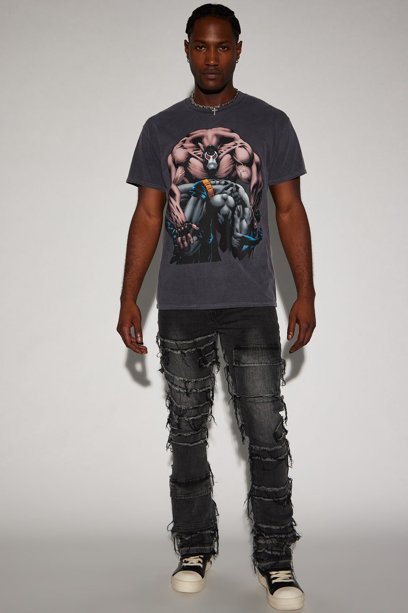 Batman Vs Bane Short Sleeve Tee - Black sold by Fashion Nova product image thumbnail 2