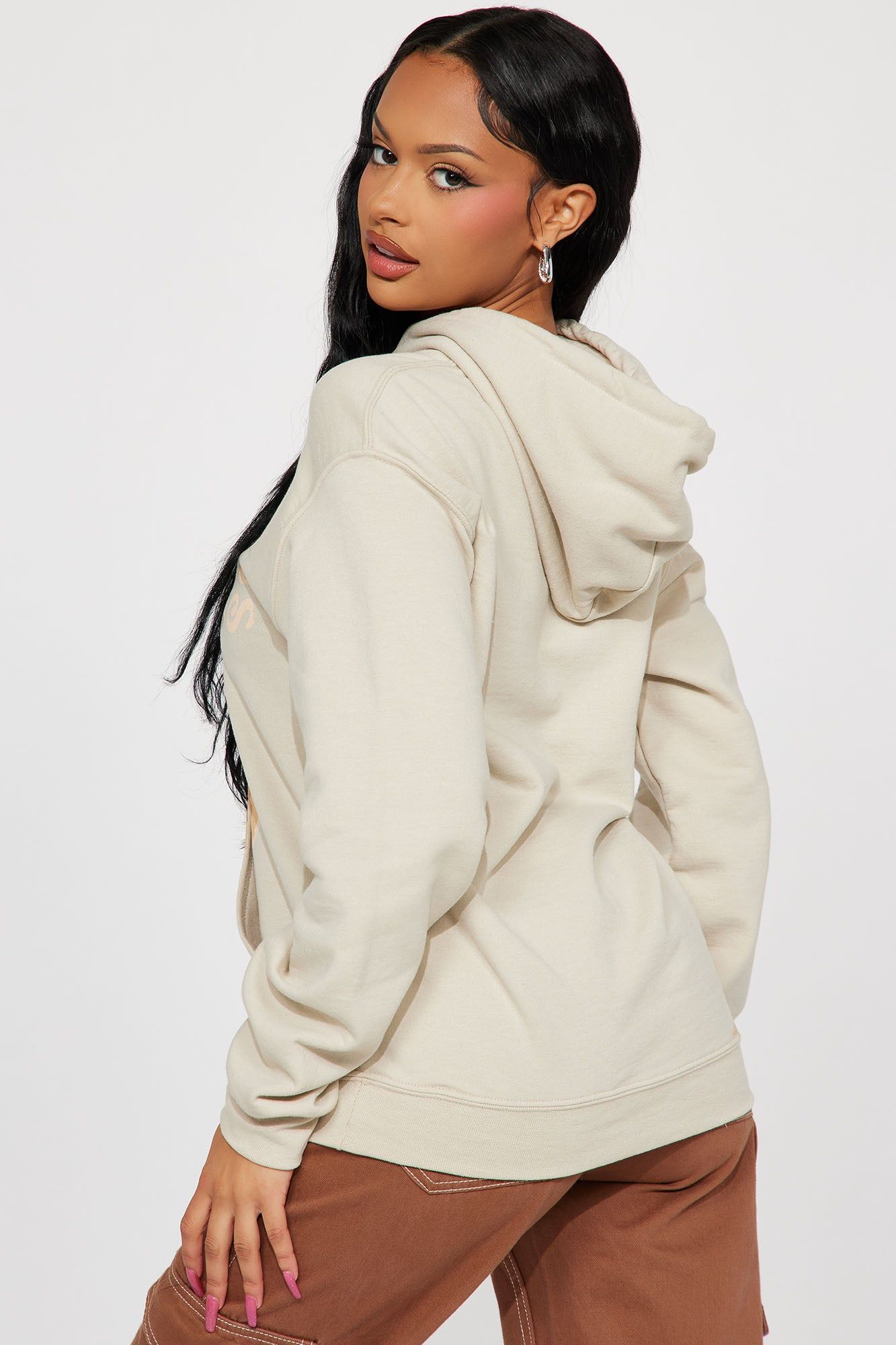 No Bad Days Teddy Bear Hoodie - Taupe sold by Fashion Nova product image thumbnail 4