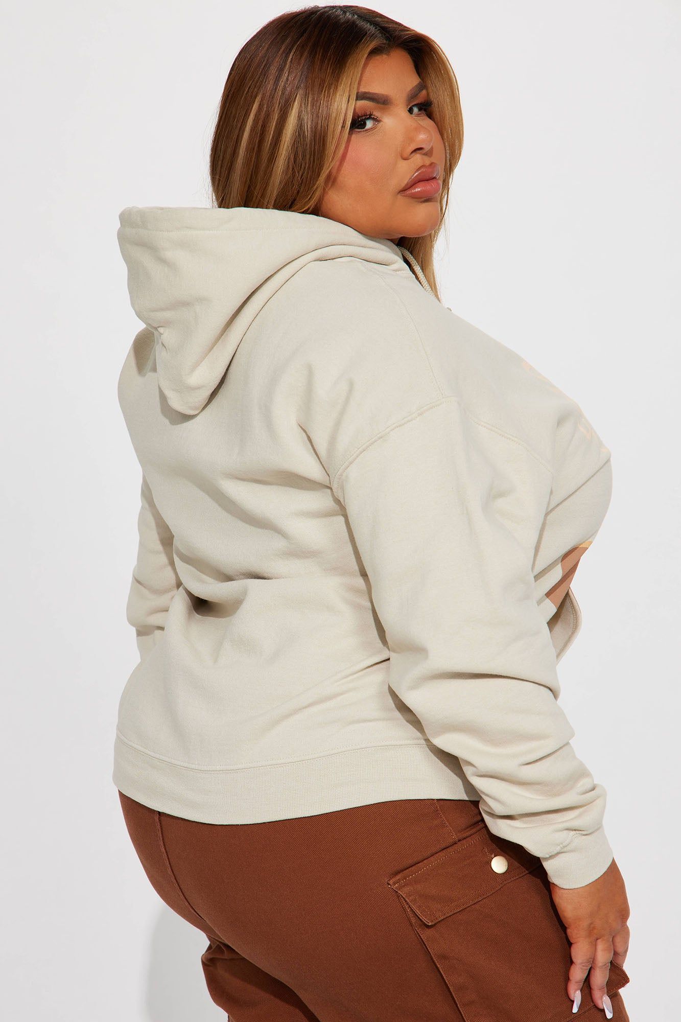 No Bad Days Teddy Bear Hoodie - Taupe sold by Fashion Nova product image thumbnail 8