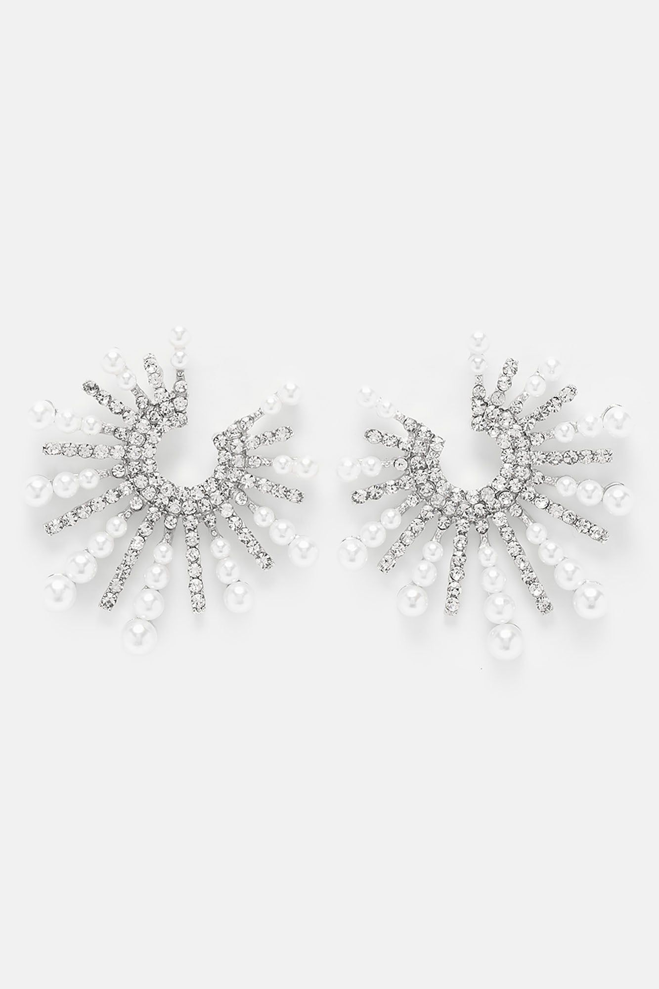 Glam Circle Earrings - Silver sold by Fashion Nova product image thumbnail 3