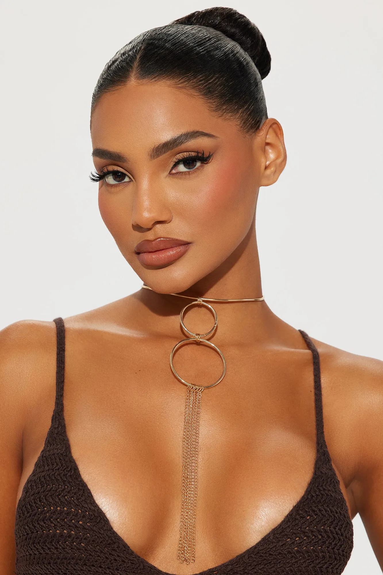 Upscale Living Necklace - Gold sold by Fashion Nova product image thumbnail 2