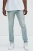 Take It Away Ripped Skinny Jeans - Light Wash sold by Fashion Nova