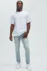 Take It Away Ripped Skinny Jeans - Light Wash sold by Fashion Nova