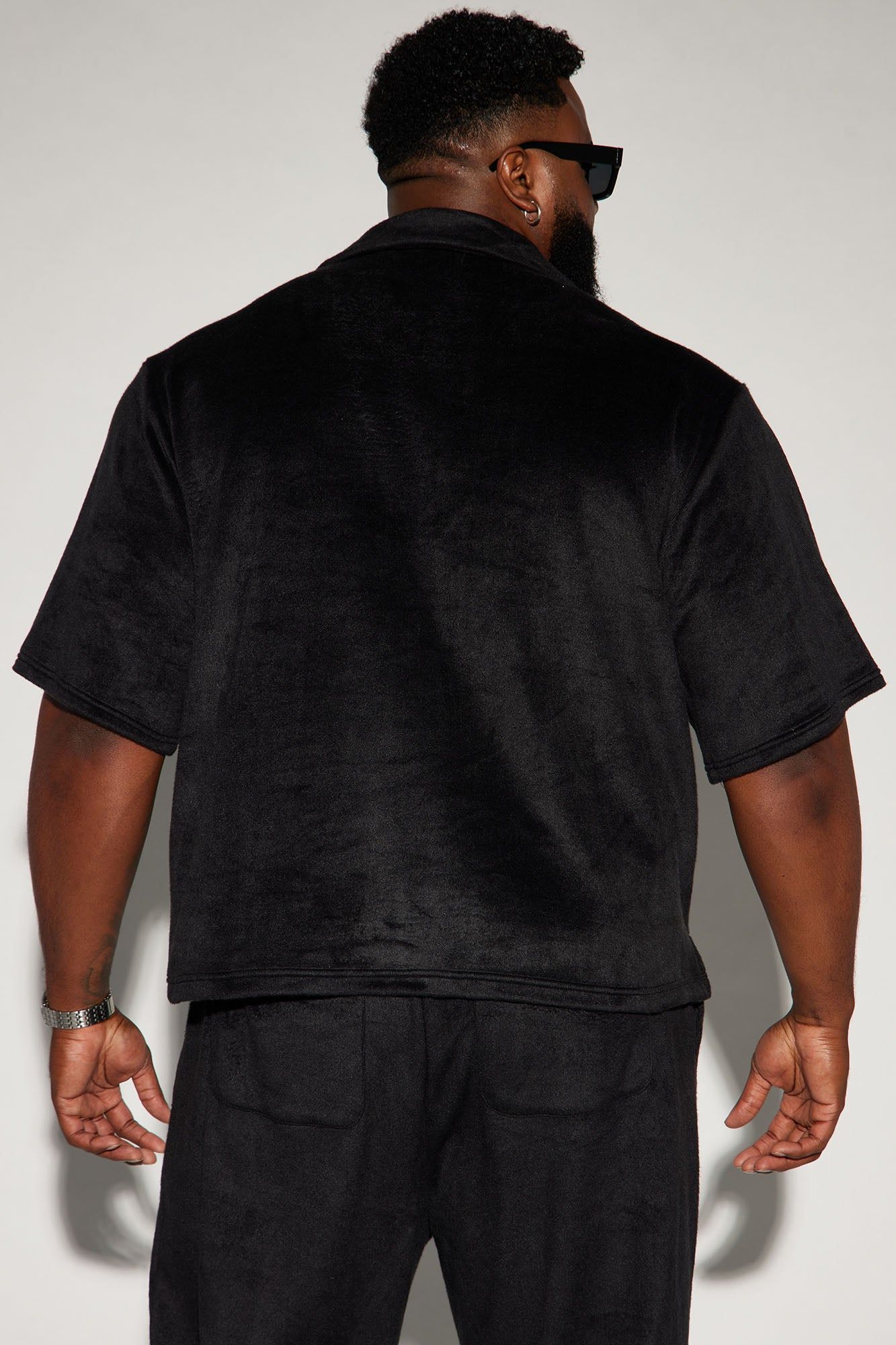 Feel The Mood Button Up Shirt - Black sold by Fashion Nova product image thumbnail 8