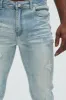 Take It Away Ripped Skinny Jeans - Light Wash sold by Fashion Nova