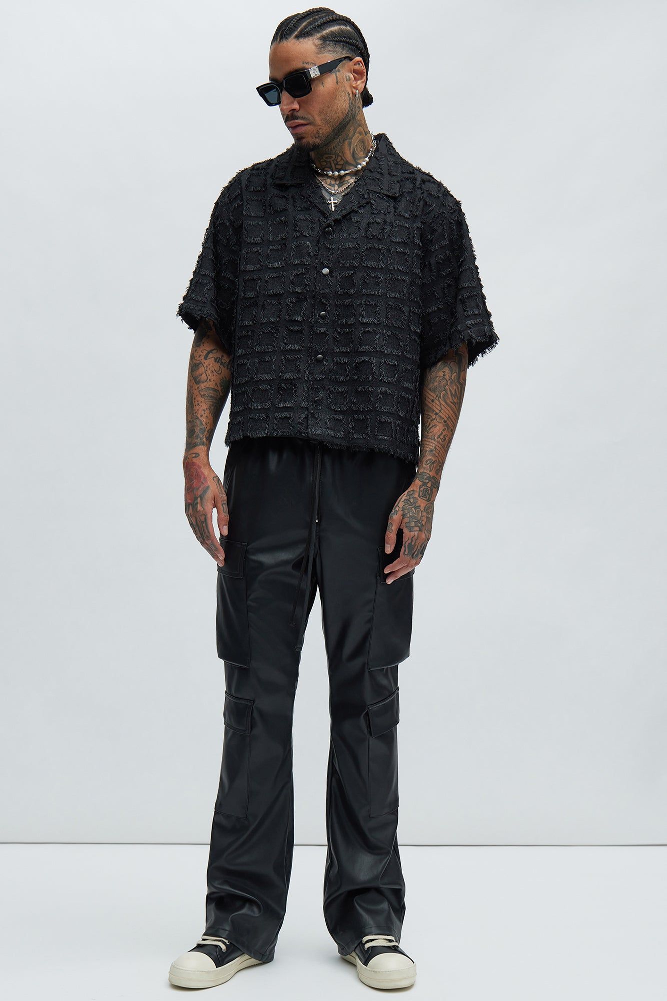 Sarah Rhinestone Mesh Mini Dress - Black sold by Fashion Nova product image thumbnail 4