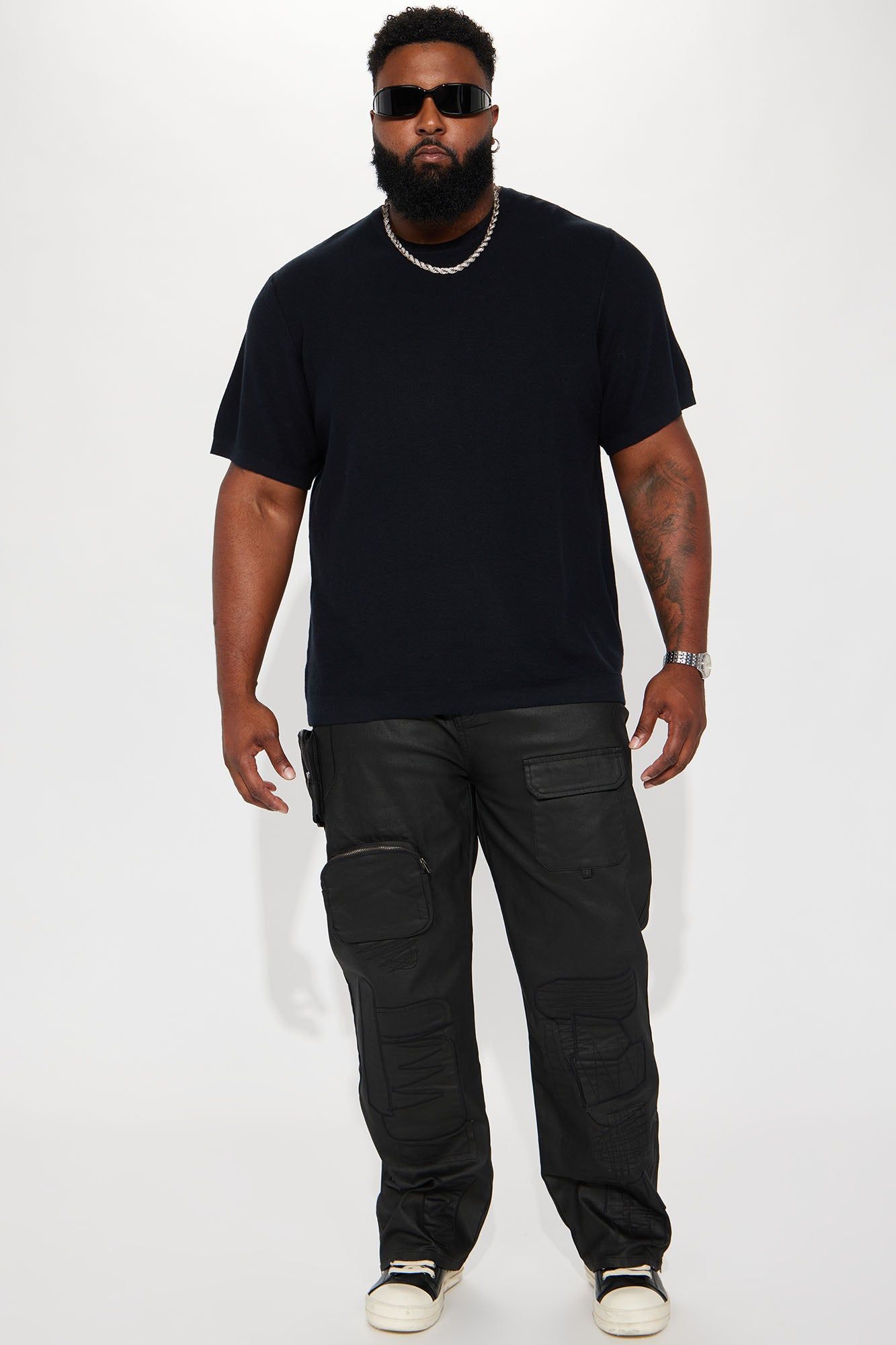 Classic Sweater Tee - Black sold by Fashion Nova product image thumbnail 5