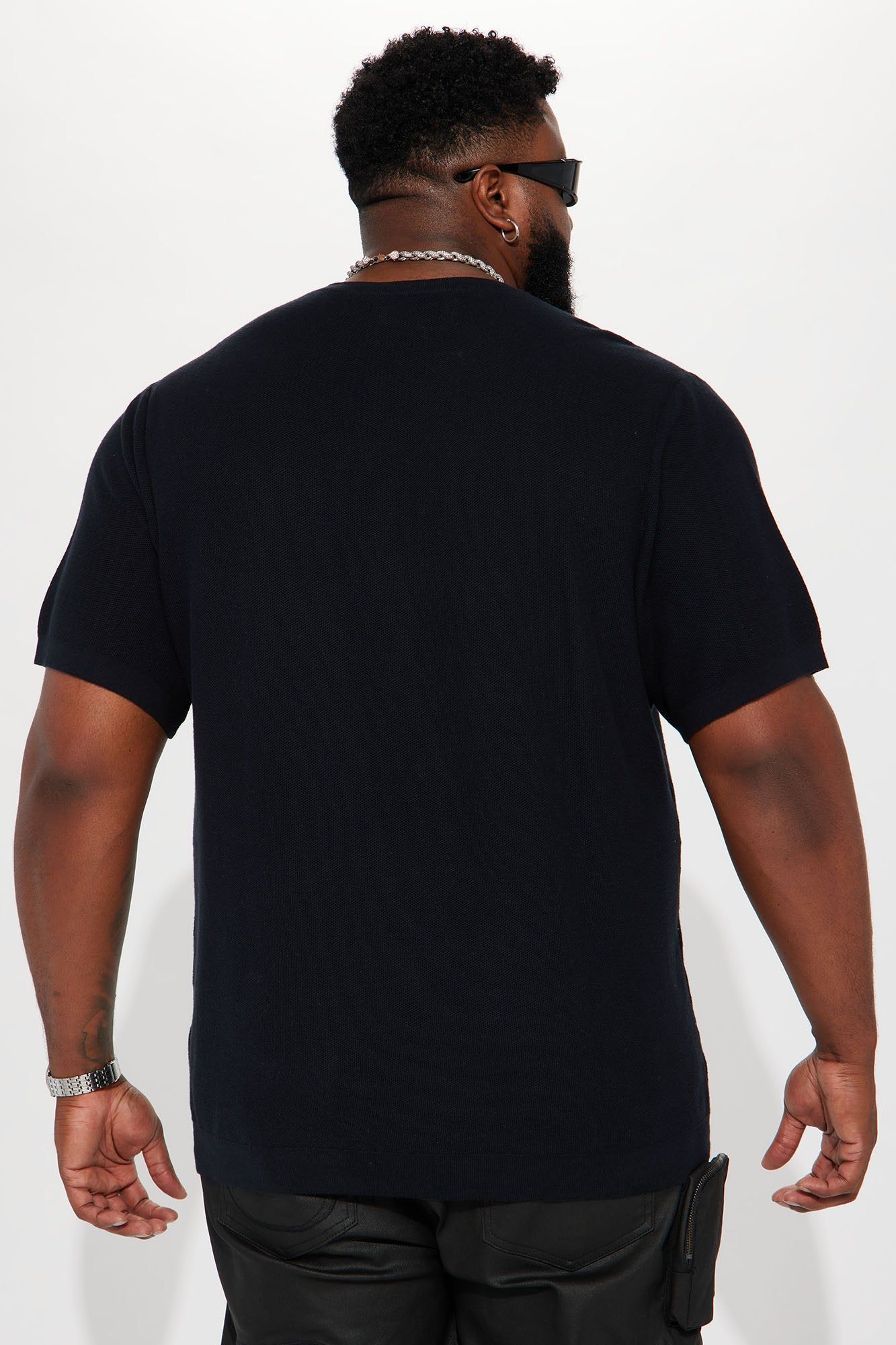 Classic Sweater Tee - Black sold by Fashion Nova product image thumbnail 7