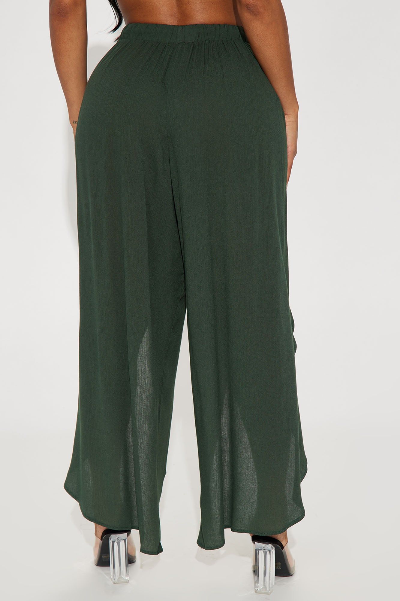 Dancing In The Sand Coverup Pants - Olive sold by Fashion Nova product image thumbnail 3